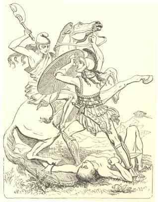 Warriors fighting