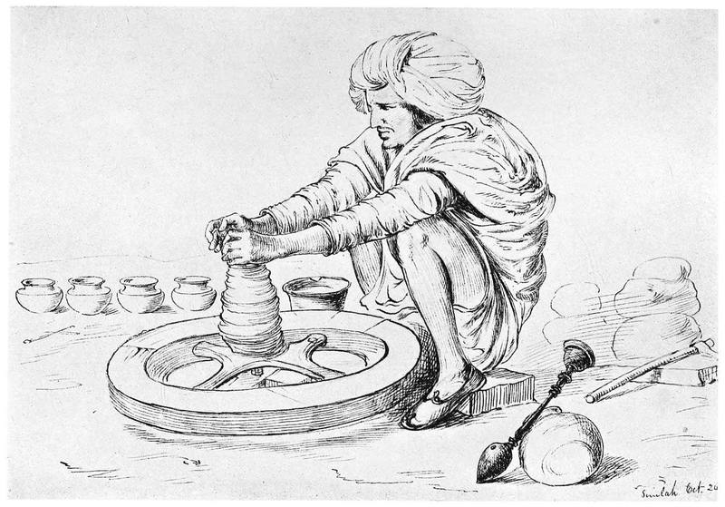 POTTER’S WHEEL, SIMLA, INDIA