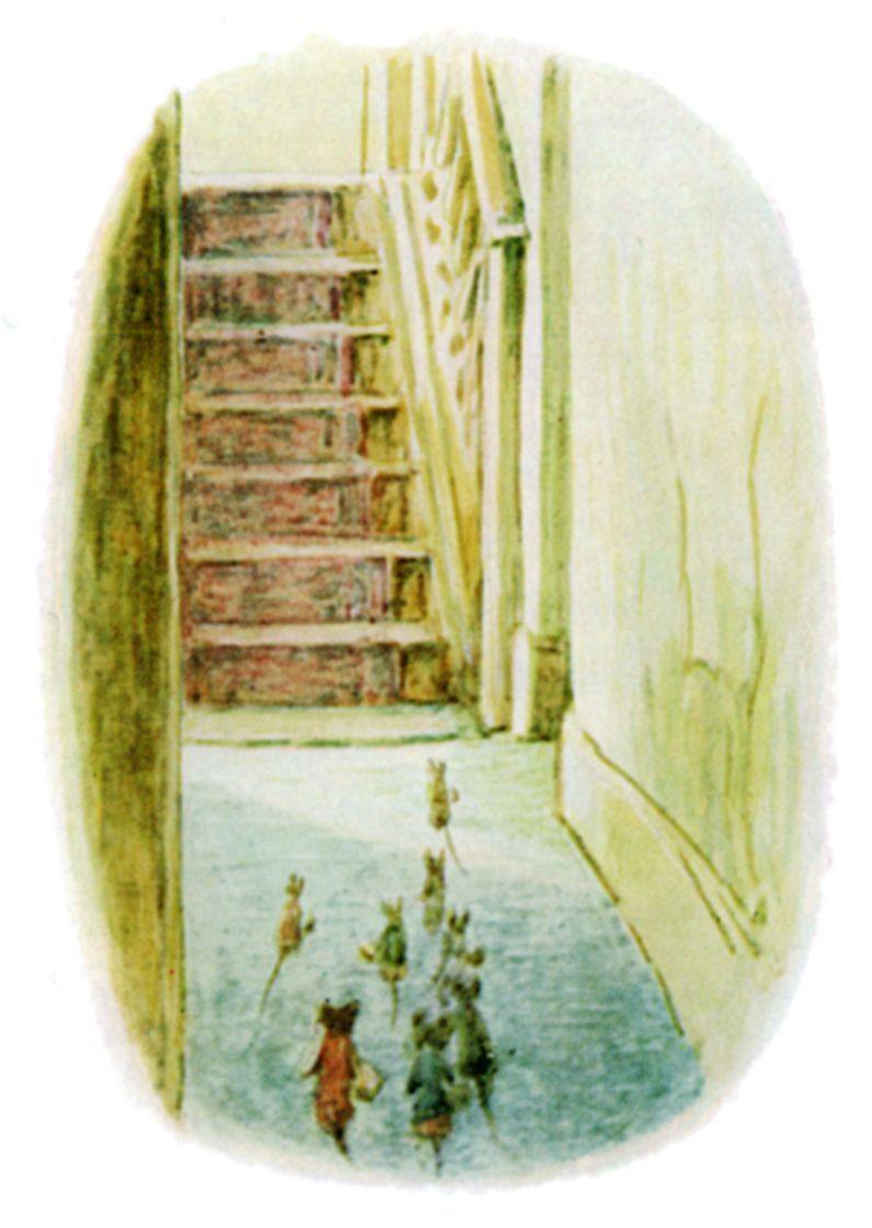 Johnny Town-mouse and his friends racketted about under the floors, and came boldly out all over the house in the evening.