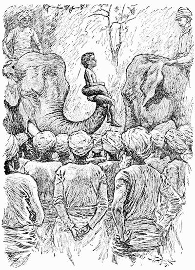 "'NOT GREEN CORN, PROTECTOR OF THE POOR,—MELONS,' SAID LITTLE TOOMAI."