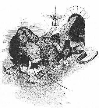 "The dragon's purring pleased the baby." See page 106.