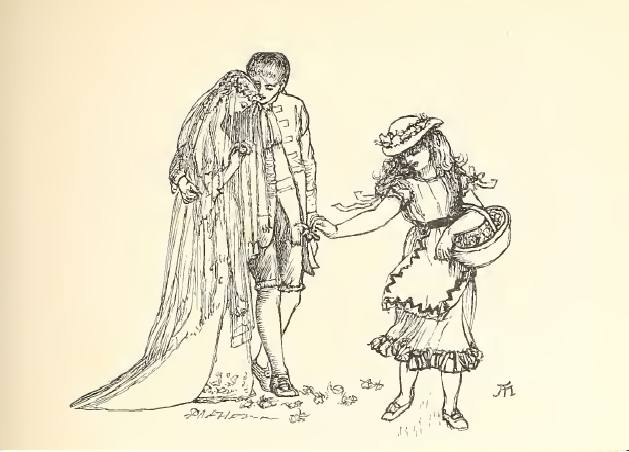 A ring upon her finger